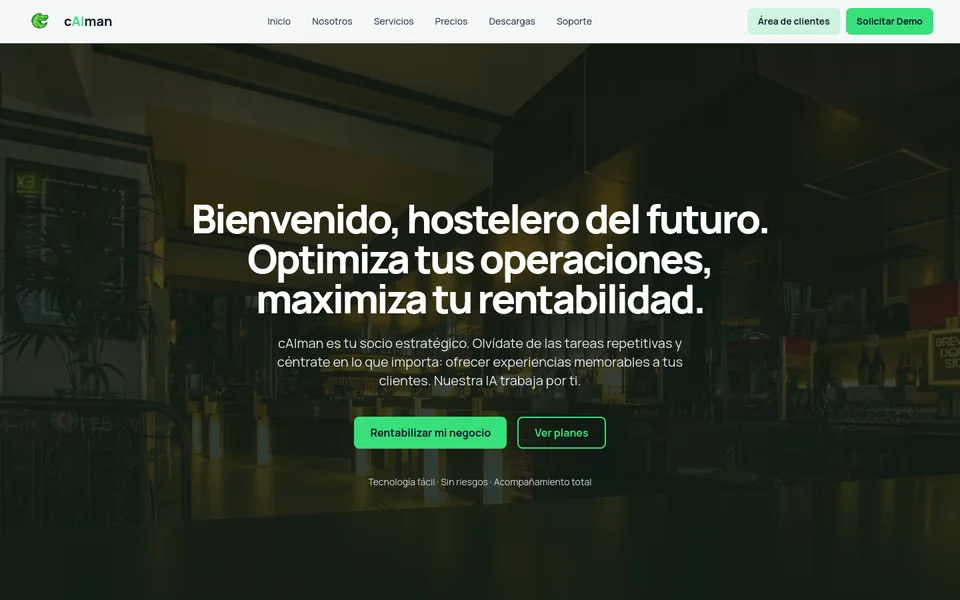 cAIman homepage at getcaiman.com